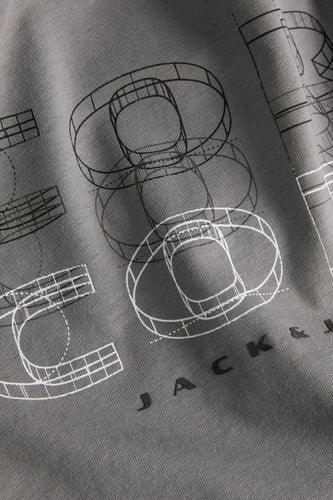 T-shirt à manches courtes - gris - CORE BY JACK & JONES