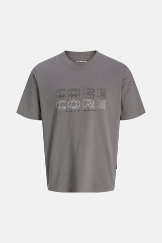 T-shirt à manches courtes - gris - CORE BY JACK & JONES