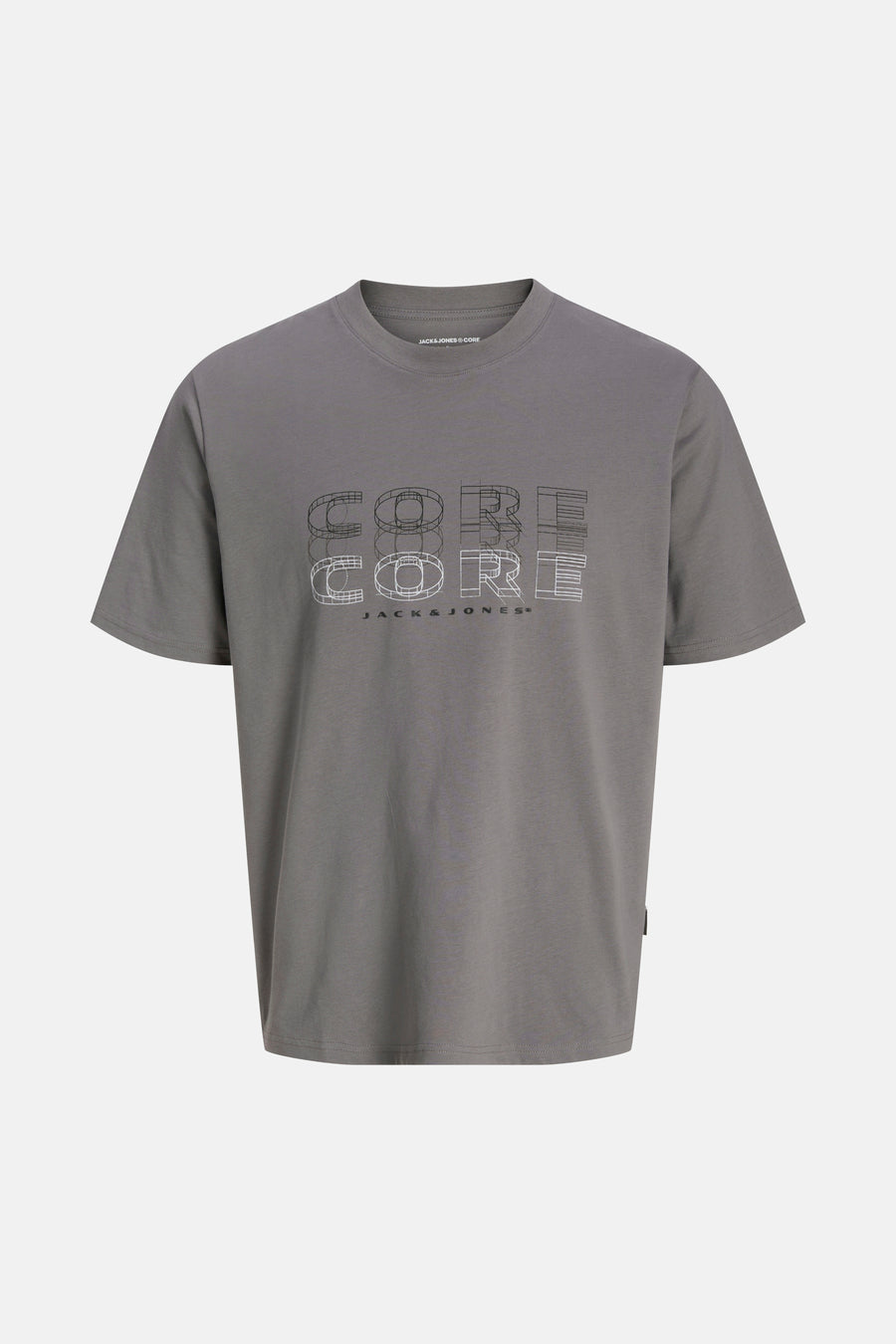 T-shirt à manches courtes - gris - CORE BY JACK & JONES