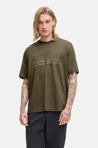 T-shirt à manches courtes - vert - CORE BY JACK & JONES