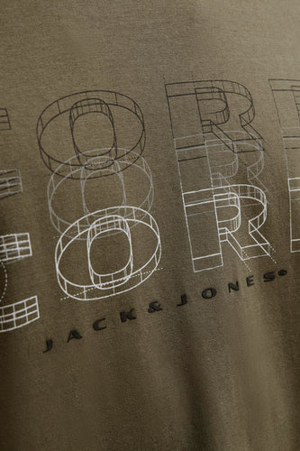 T-shirt à manches courtes - vert - CORE BY JACK & JONES