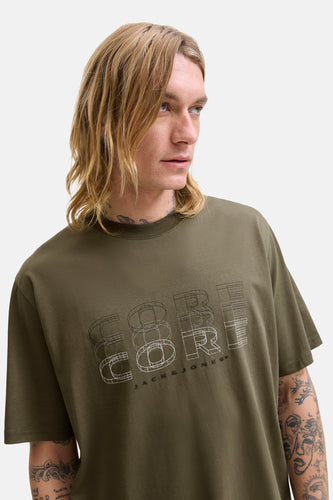 T-shirt à manches courtes - vert - CORE BY JACK & JONES