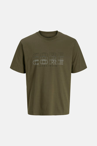 T-shirt à manches courtes - vert - CORE BY JACK & JONES