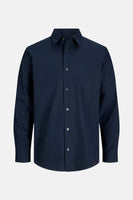 Chemise à manches longues - bleu
