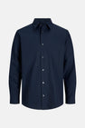 Chemise à manches longues - bleu