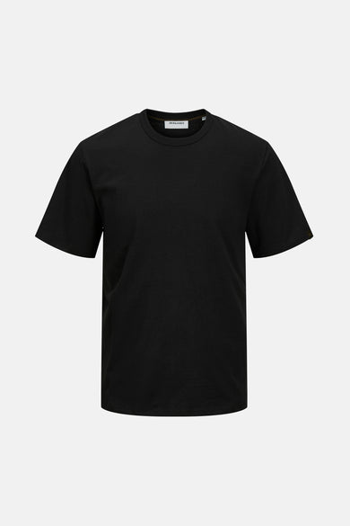 T-shirt noir à manches courtes de PREMIUM BLUE par JACK & JONES, couleur unie.