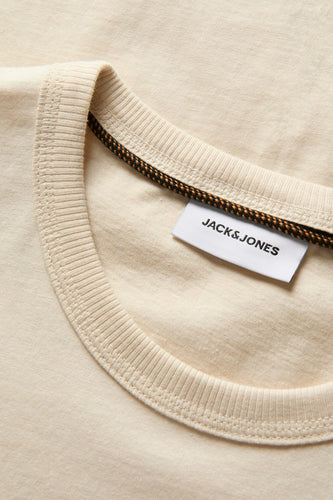 T-shirt à manches courtes - beige - PREMIUM BLUE by JACK & JONES