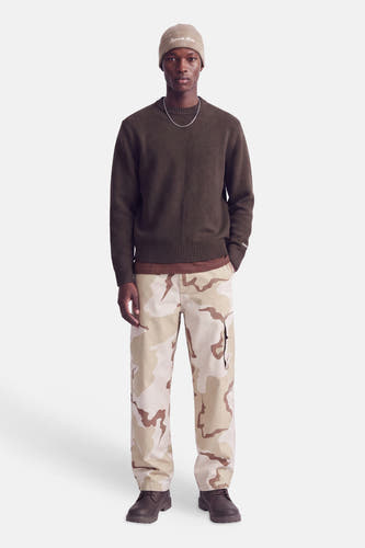 Pull col O brun - ORIGINALS BY JACK & JONES