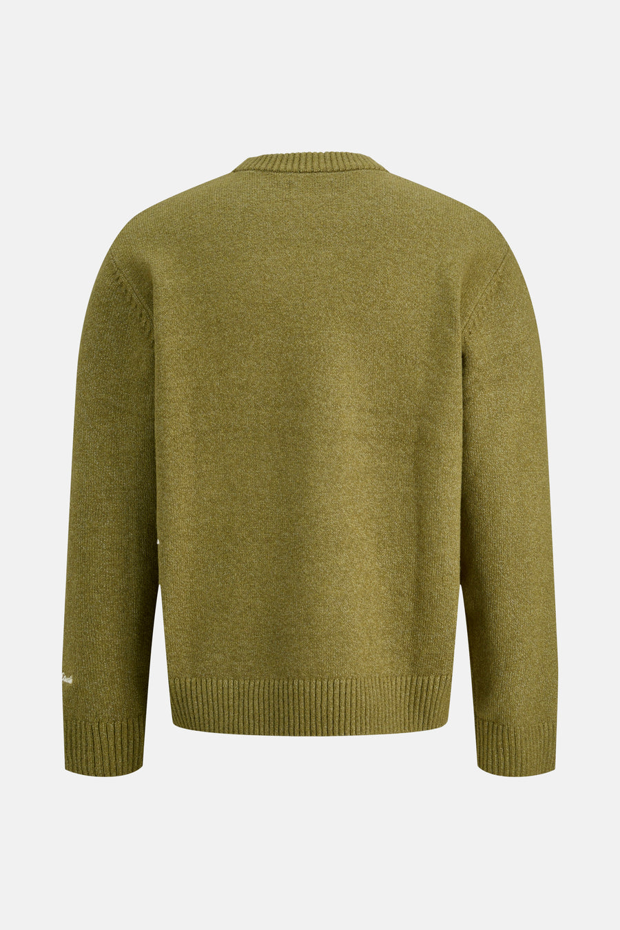 Pull à col rond - vert - ORIGINALS BY JACK & JONES