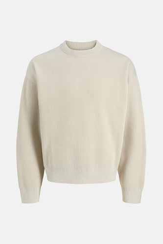 Pull à col rond - beige - CORE BY JACK & JONES