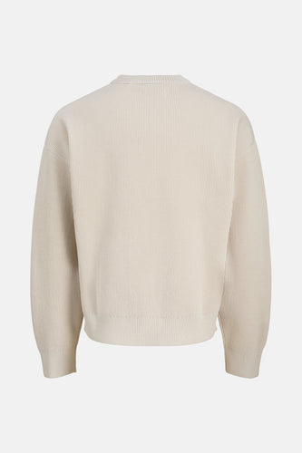 Pull à col rond - beige - CORE BY JACK & JONES