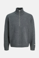 Pull à col rond - gris