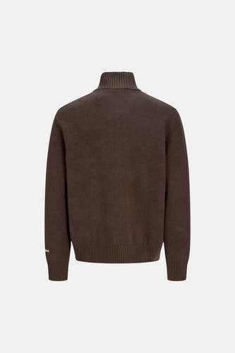 Pull col O brun - ORIGINALS BY JACK & JONES