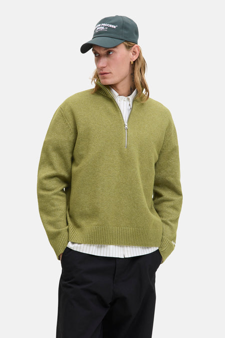 Pull à col rond - vert