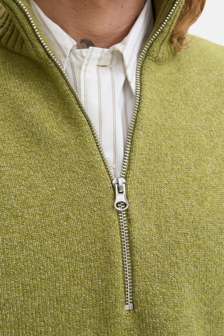 Pull à col rond - vert