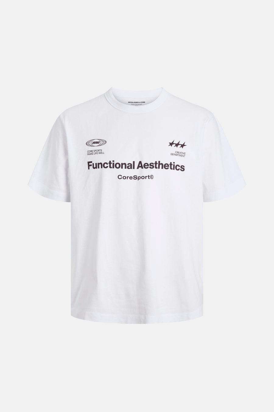 T-shirt à manches courtes - blanc - CORE BY JACK & JONES - 1