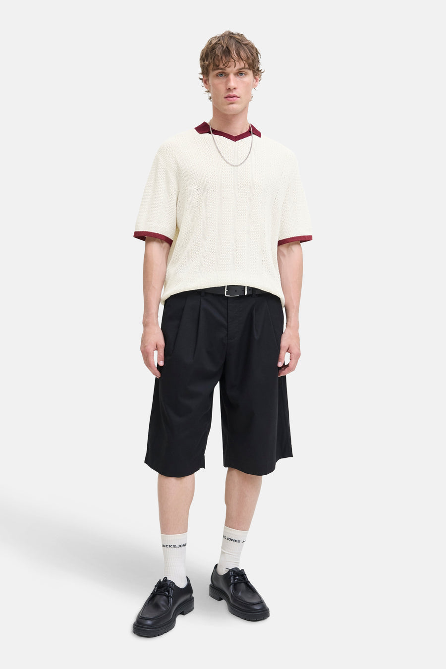 Polo à manches courtes - Écru - ORIGINALS BY JACK & JONES