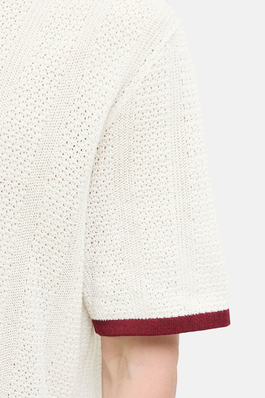 Polo à manches courtes - Écru - ORIGINALS BY JACK & JONES