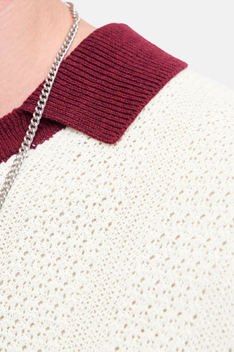 Polo à manches courtes - Écru - ORIGINALS BY JACK & JONES