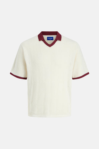 Polo à manches courtes - Écru - ORIGINALS BY JACK & JONES