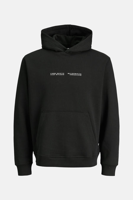 JCOSTANCE TEXT PRINT SWEAT HOOD