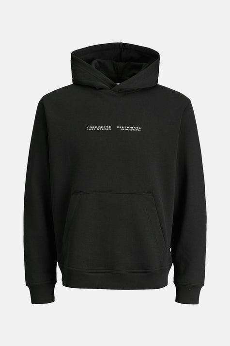 JCOSTANCE TEXT PRINT SWEAT HOOD