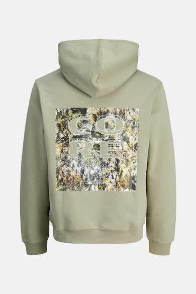 Gilet en coton de CORE BY JACK & JONES, avec imprimé graphique sur le dos.