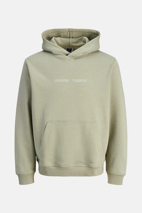 JCOSTANCE TEXT PRINT SWEAT HOOD