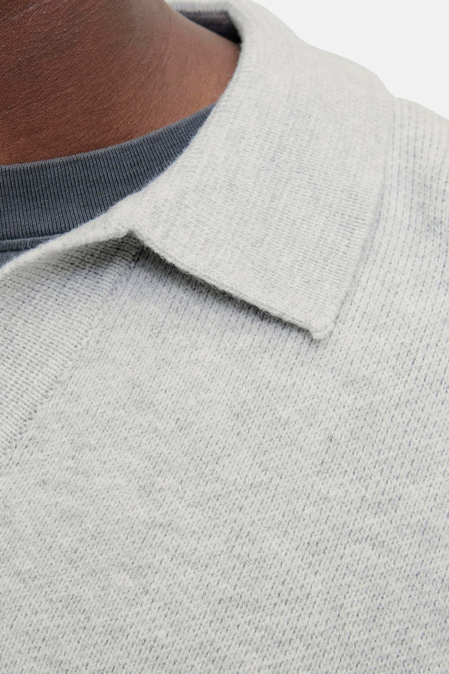 Pull à col en V - gris - CORE BY JACK & JONES