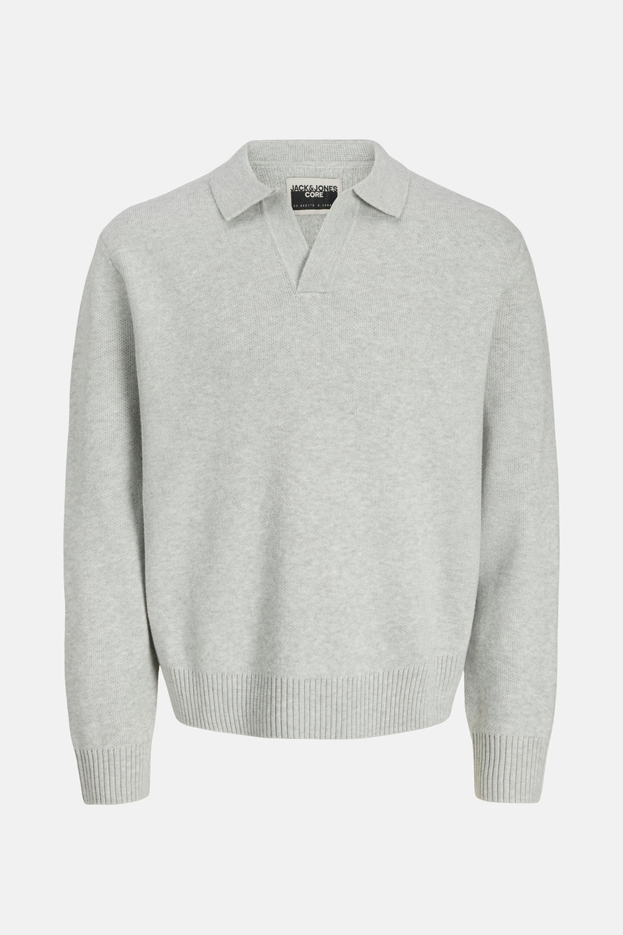 Pull à col en V - gris - CORE BY JACK & JONES