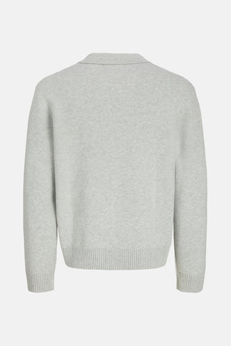 Pull à col en V - gris - CORE BY JACK & JONES