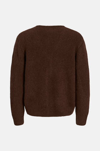 Gilet brun d'ORIGINALS BY JACK & JONES, avec une texture lisse tricotée.