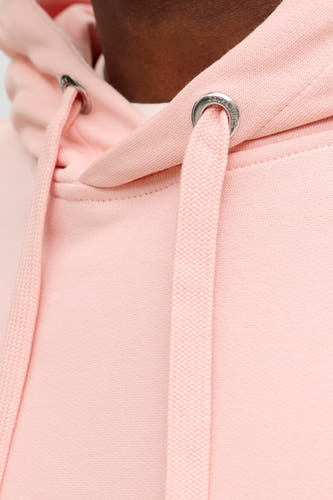 Gilet rose avec capuche d'ORIGINALS BY JACK & JONES, avec cordons et yeux métalliques.