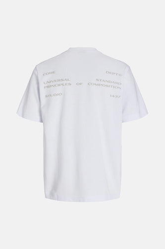 JCOSTANCE BACK TEXT TEE SS CREW NECK