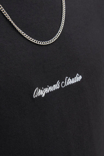 T-shirt à manches courtes - noir - ORIGINALS BY JACK & JONES