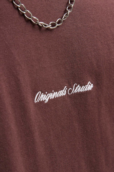 T-shirt à manches courtes - brun
