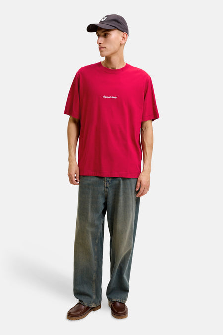 T-shirt (manches courtes) rouge - ORIGINALS BY JACK & JONES