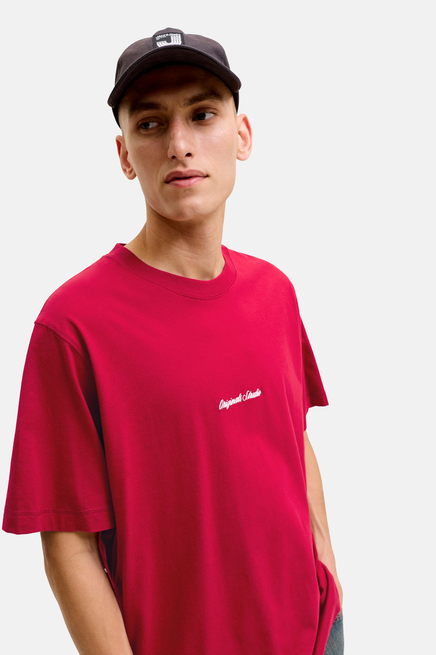 T-shirt (manches courtes) rouge - ORIGINALS BY JACK & JONES