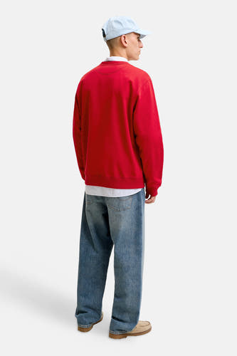 Sweat col O rouge - ORIGINALS BY JACK & JONES
