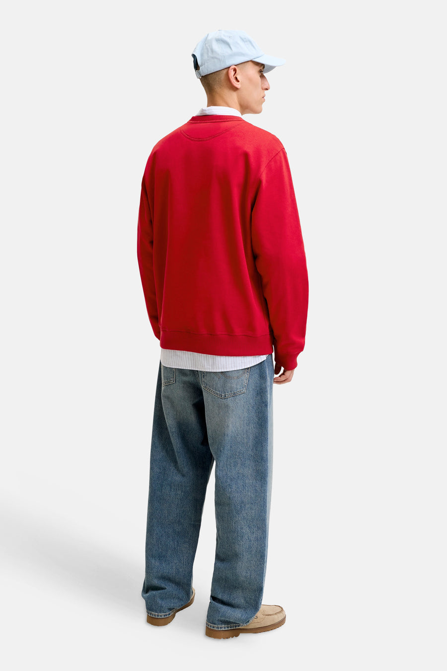 Sweat col O rouge - ORIGINALS BY JACK & JONES