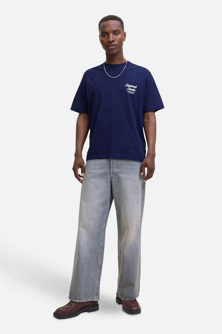 T-shirt à manches courtes - bleu - ORIGINALS BY JACK & JONES