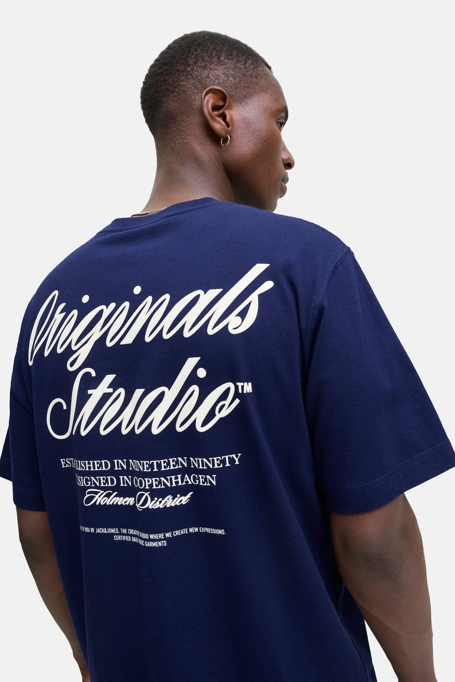 T-shirt à manches courtes - bleu - ORIGINALS BY JACK & JONES