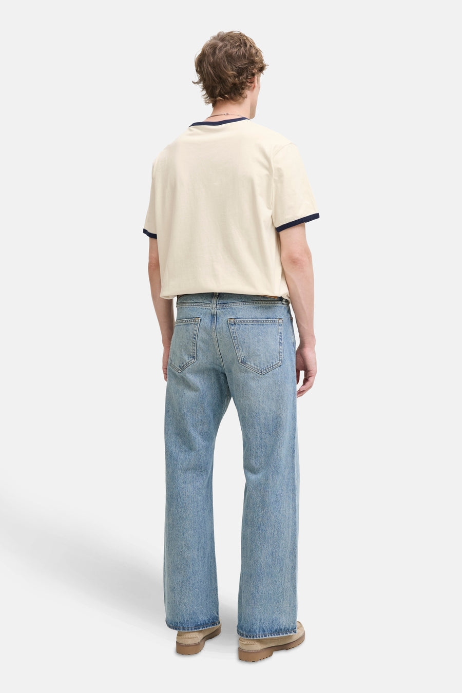 T-shirt à manches courtes - beige - ORIGINALS BY JACK & JONES