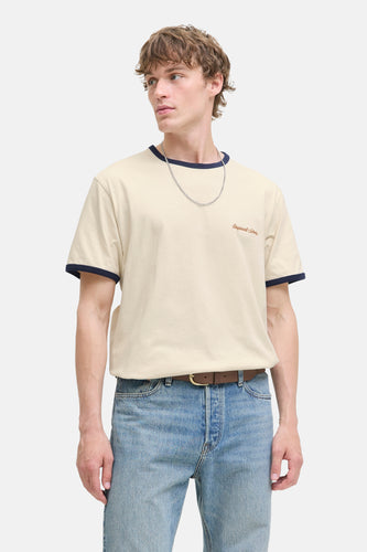 T-shirt à manches courtes - beige - ORIGINALS BY JACK & JONES