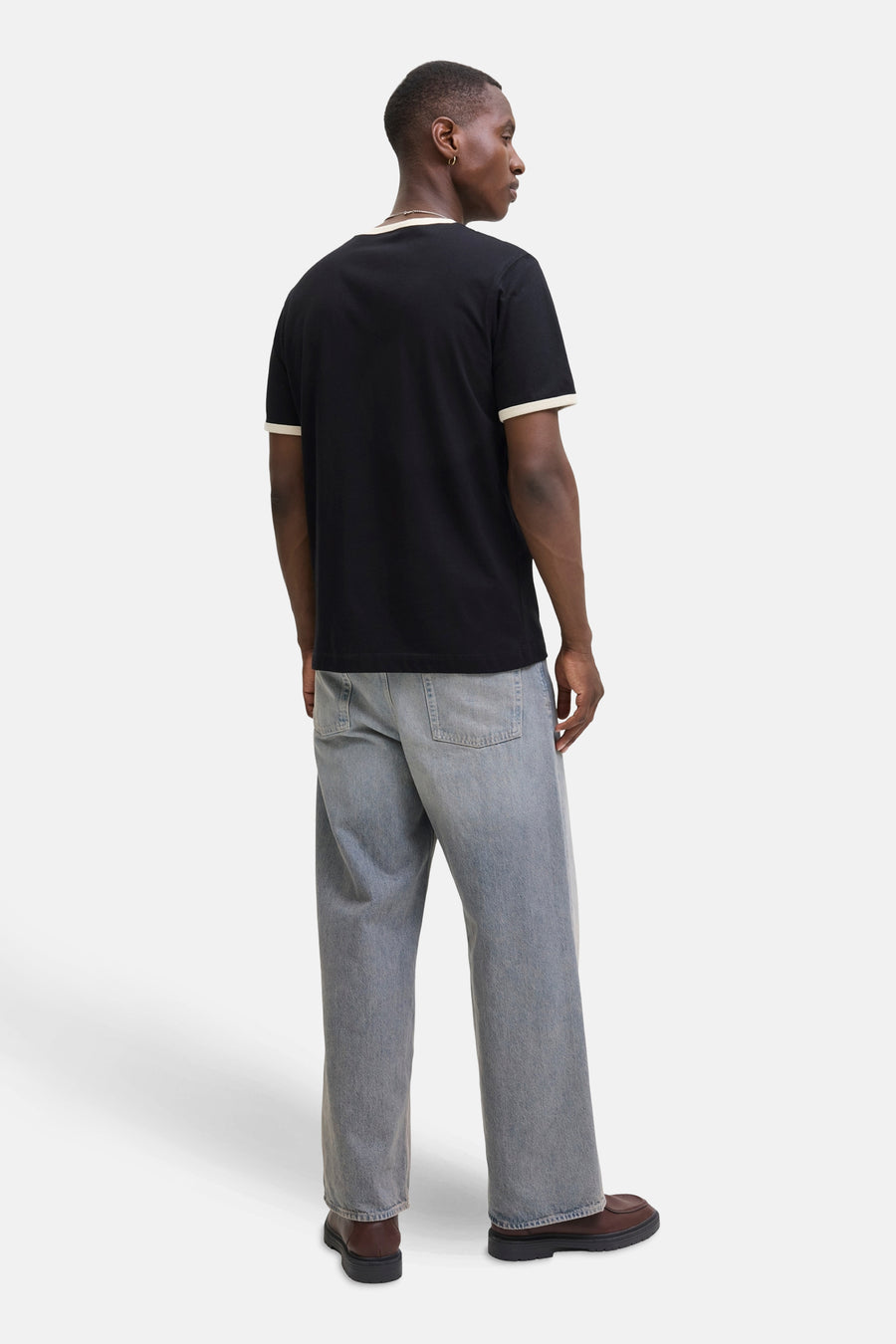 T-shirt à manches courtes - noir - ORIGINALS BY JACK & JONES