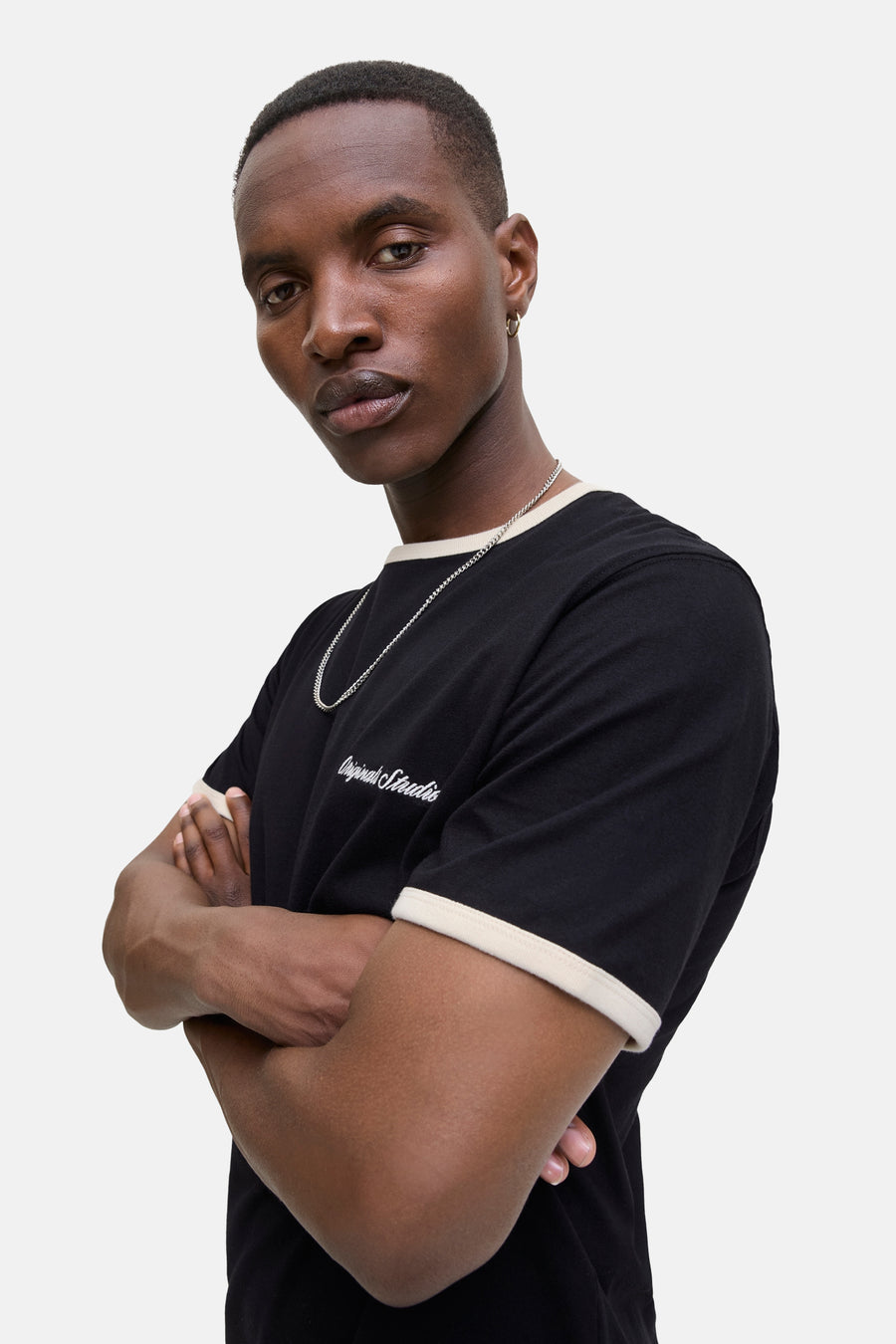 T-shirt à manches courtes - noir - ORIGINALS BY JACK & JONES