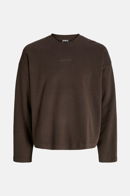 JCOCOVER RIB SWEAT CREW NECK