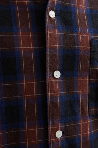 Chemise multicolore à manches longues d'ORIGINALS BY JACK & JONES, avec un motif à carreaux et des boutons.