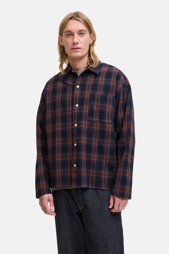 Chemise multicolore à longues manches d'ORIGINALS BY JACK & JONES, avec un motif à carreaux.