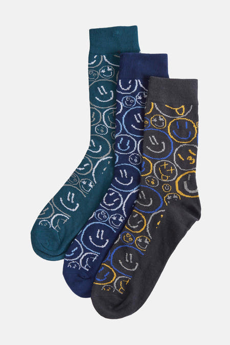 Chaussettes multicolores d'ACCESSORIES BY JACK & JONES, avec un motif de éléments graphiques.